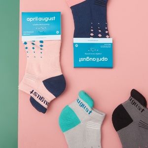 Aprilaugust Hidden Comfort No show Socks | 4 Pairs